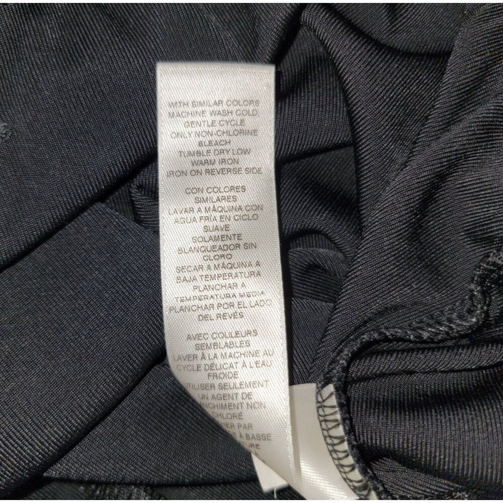 Chicos Womens Black Pull-On Travel Pants Size 3 Polyester & Spandex - Picture 5 of 5
